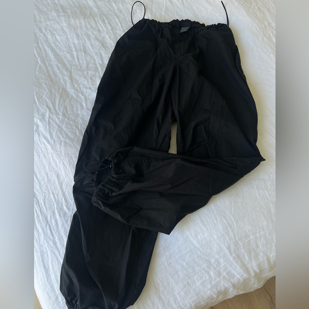 Oversized cargo boyfriend style pants